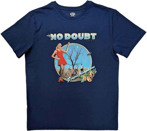 No Doubt T Shirt Tragic Kingdom Band Logo Official Unisex Denim Blue Size L in Kuwait