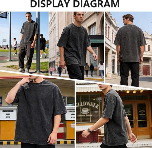 Cotton Oversized T-Shirt for Men, Unisex Short Sleeve Loose Fit Solid Basic Tee, Casual Summer Top – Breathable & Comfortable in Kuwait
