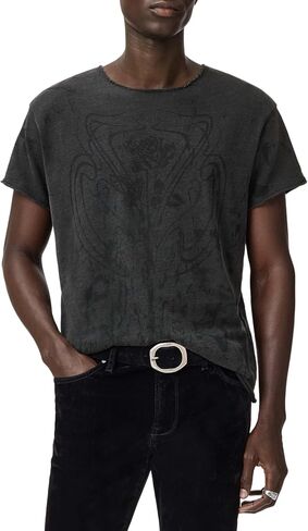 John Varvatos Men's Framed Rose Tee in Kuwait