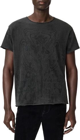 John Varvatos Men's Framed Rose Tee in Kuwait