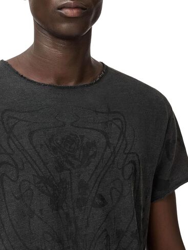 John Varvatos Men's Framed Rose Tee in Kuwait