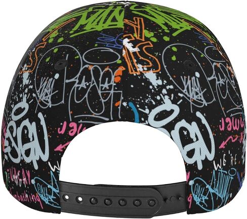 Graffiti Colorful Baseball Cap Snapback Hats Adjustable Trucker Hat for Men Women in Saudi Arabia