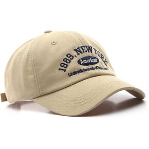 Men and Woman's Adjustable Baseball Caps Casual Embroidered 1989 New York US Sun Hats Solid Color Visor Sports Hat in Saudi Arabia