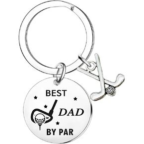 Funny Golf Keyring Golfer Gift for Dad from Daughter Son Golf Dad Keychain Fathers Day Gift Christmas Birthday Gift for Golfer in Saudi Arabia