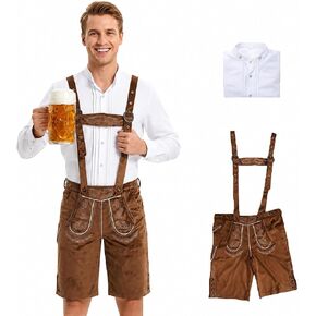 Oktoberfest Outfits Men Lederhosen for Oktoberfest in Saudi Arabia