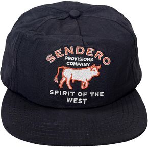 Sendero Provisions Co. Outdoor Adjustable Snapback Hat with Ferdinand Embroidered Design (Black) in Saudi Arabia