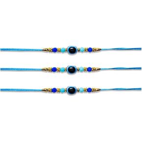 Pack of 3 Evil Rakhi Indian Rakhi for Raksha Bandhan Festival, Rakhi Thread, Rakhi for Brother,Fancy Rakhi, Rakhi Bracelet for Brother | Rakhi for Bhaiya Bhabhi | Rakhi Wrist Bracelets in Saudi Arabia
