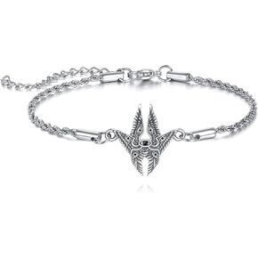 Seraphim Jewelry Set 925 Sterling Silver Guardian Angel Seraph Pendant Angel Wings Jewelry Christian Gifts for Women Men in Saudi Arabia