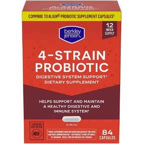Berkley Jensen Natural 10-Strain Probiotic Dietary Supplement,Capsule 120 ct. in Saudi Arabia