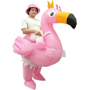Flamingo inflatable suit, fun inflatable costume for adults in Saudi Arabia