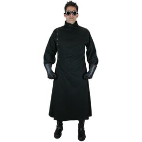 Historical Emporium Men's Cotton Twill Mad Scientist Howie Lab Coat, Victorian Steampunk Halloween Costume Cosplay in Saudi Arabia