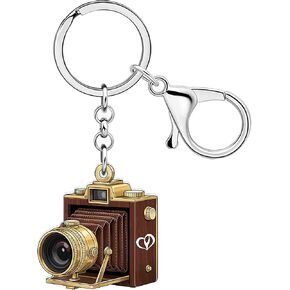 Acrylic Camera Keychain 70s 80s Accessories Nostalgia Photography Gifts for Photographer Women Girls Kids Purse Charms in Saudi Arabia