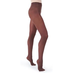 Capezio Girls' Ultra Soft Self Knit Waistband Tight,Chestnut, One Size (2-6) in Saudi Arabia