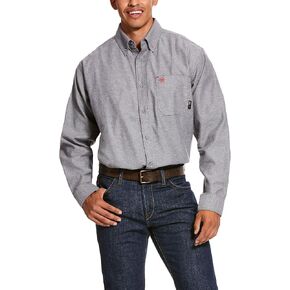 Ariat Men's FR Solid Twill DuraStretch Work Shirt in Kuwait