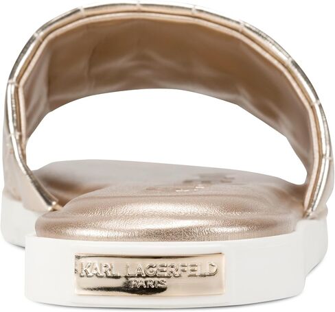 KARL LAGERFELD Women's Cushioned Insole Everyday Carenza Studs - Flat Sandal in Kuwait
