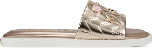 KARL LAGERFELD Women's Cushioned Insole Everyday Carenza Studs - Flat Sandal in Kuwait