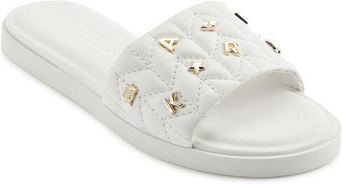 KARL LAGERFELD Women's Cushioned Insole Everyday Carenza Studs - Flat Sandal in Kuwait