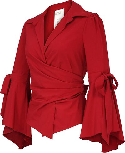 CHIC STAR Womens Flare Sleeve Shirt in Saudi Arabia