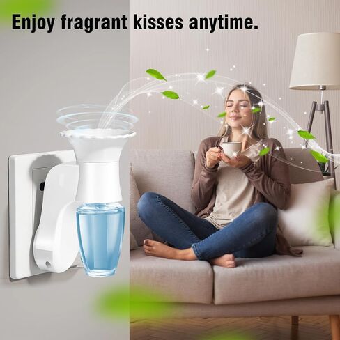 LASENTEUR Wall Fragrance Plug in, 4-Pack Rotatable WallFlower Plug, Compatible with Bath & Body Works WallFlower Fragrance Refills, ETL Certified Fragrance Diffuser Plug for Home, Bedroom & Office in Saudi Arabia