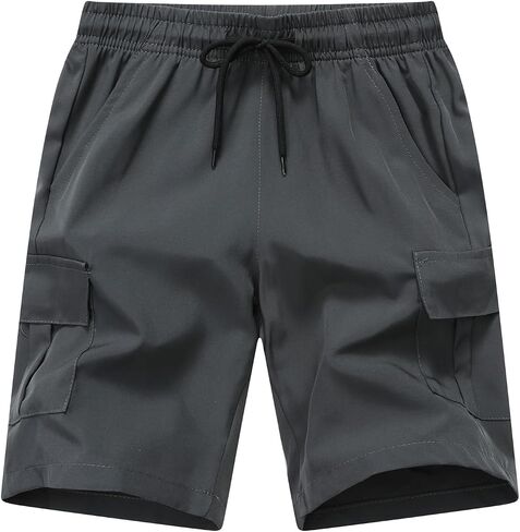 Boys Pull on Cargo Shorts, Outdoor Kids Quick Dry Hiking Shorts in Saudi Arabia