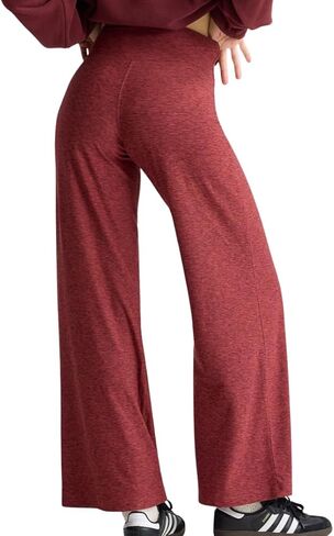 Outdoor Voices Women’s CloudKnit High-Rise Wide Leg Pant, Lightweight and Comfortable Drawstring Pants for Everyday Movement in Saudi Arabia