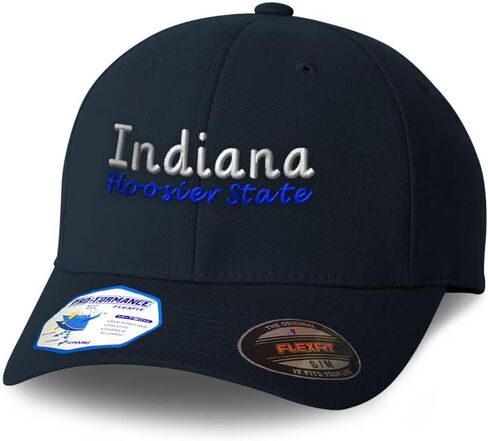 Flexfit Hats for Men & Women Indiana Hoosier State Style B Polyester Dad Hat Baseball Cap in Kuwait
