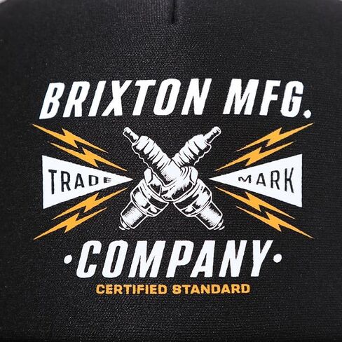 Brixton 12074 BKBLK 26SU MP TRUCKER HAT Mesh Cap, Men's, Women's, Trucker Cap, Snapback, Foam Cap, Hat, Authentic Product from Japan Distributor in Kuwait