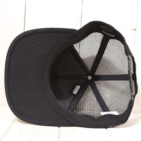 Brixton 12074 BKBLK 26SU MP TRUCKER HAT Mesh Cap, Men's, Women's, Trucker Cap, Snapback, Foam Cap, Hat, Authentic Product from Japan Distributor in Kuwait
