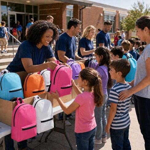 PJT 12 Pack Backpacks for Kids,17" Assorted Colors Bulk Back Packs,Bookbags Durable Lightweight for Back to School Supplies Boys & Girls in Saudi Arabia