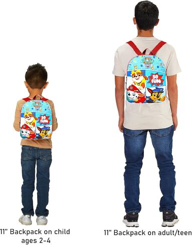 Paw Patrol Mini Backpack Set - Bundle with 11" Preschool Bag Featuring Chase, Marshall, Rubble, Stickers, More | Paw Patrol School Supplies for Kids in Kuwait