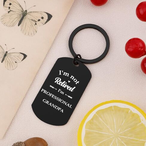 Gifts for Grandpa - Fathers-Day Grandpa Christmas Birthday Gifts Keychain,Engraved Great Grandparents Day Gift for Grandfather Grandparents Gift from Grandchildren Grandkids Stocking Stuffers in Saudi Arabia
