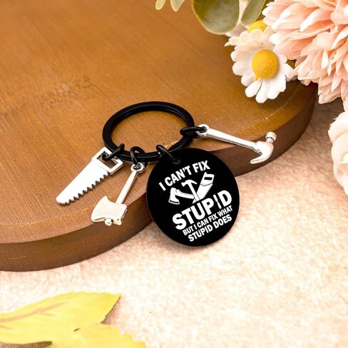 Carpenter Gifts For Men Keychain Mechanic Construction Gifts For Men Handyman Woodworker Mechanic Contractor Husband Boyfriend Grandpa Birthday Gift Woodworking Gift in Saudi Arabia