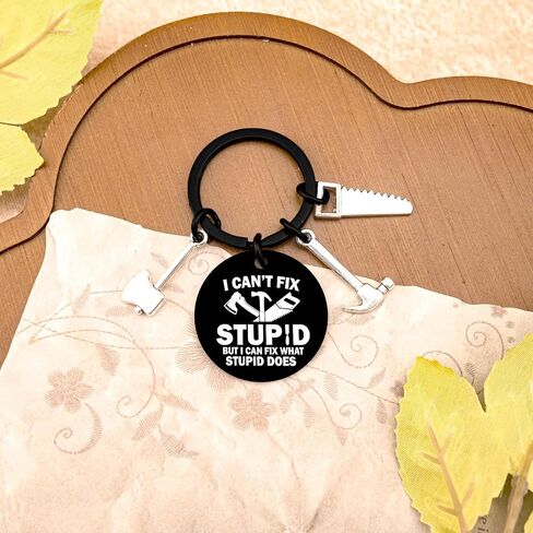 Carpenter Gifts For Men Keychain Mechanic Construction Gifts For Men Handyman Woodworker Mechanic Contractor Husband Boyfriend Grandpa Birthday Gift Woodworking Gift in Saudi Arabia