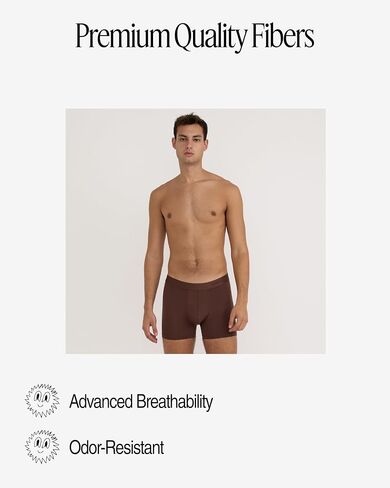 Organic Basics Men's Premium 3" Boxer Trunk Underwear in Saudi Arabia