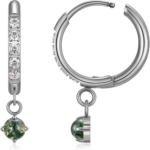 1 Pair ASTM F136 Titanium Titanium Huggies Earrings for Women in Saudi Arabia