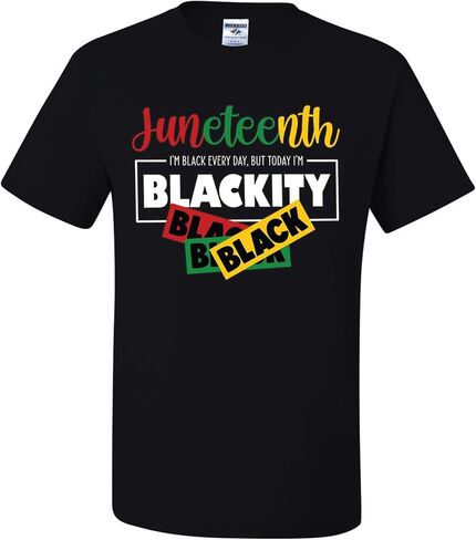 Juneteenth أنا أسود كل يوم ولكن اليوم أنا أسود تي شيرت in Kuwait