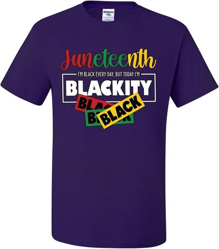 Juneteenth أنا أسود كل يوم ولكن اليوم أنا أسود تي شيرت in Kuwait