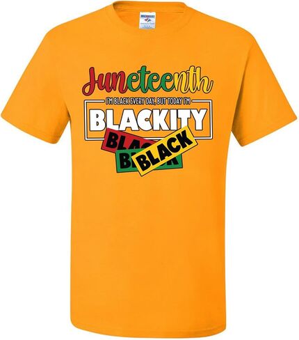 Juneteenth أنا أسود كل يوم ولكن اليوم أنا أسود تي شيرت in Kuwait