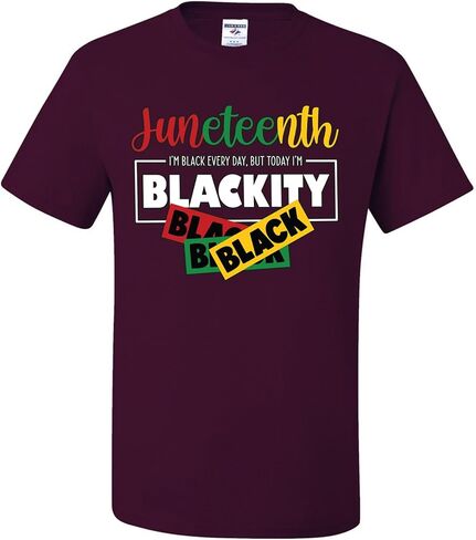 Juneteenth أنا أسود كل يوم ولكن اليوم أنا أسود تي شيرت in Kuwait