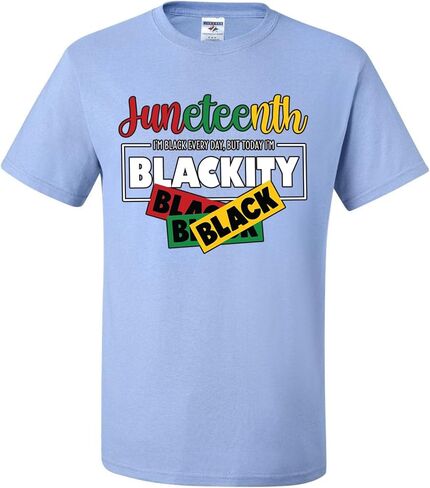 Juneteenth أنا أسود كل يوم ولكن اليوم أنا أسود تي شيرت in Kuwait