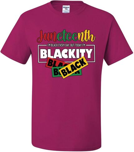 Juneteenth أنا أسود كل يوم ولكن اليوم أنا أسود تي شيرت in Kuwait