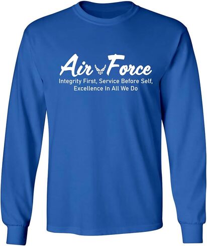 تي شيرت Zerogravitee Air Force Core Values ​​للبالغين بأكمام طويلة in Kuwait