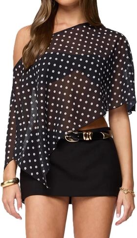 Women Chiffon Poncho Sexy Sheer Mesh Cape Shawl Wraps Off Shoulder See Through Cover Up Top in Saudi Arabia
