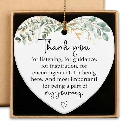 Thank You Gifts for Women Teacher Appreciation Gifts Thank You Ornaments for Christmas Tree Daycare Teacher Gifts Appreciation Gift for Friends Nurse Coworker Ceramic Ornaments in Saudi Arabia