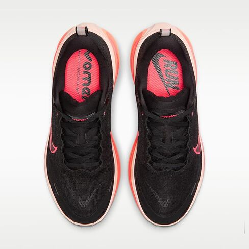 Nike Vomero Plus Women's Road Running Shoes (Black/Washed Coral/Bright Mango/Hot Lava) in Kuwait