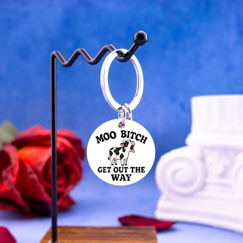 Cow Gifts For Women Cow Lovers Keychain Cowgirl Stuff Cows Print Gifts Funny Gag Cows Themed Gift Birthday Western Christmas Gift For Adult Stocking Stuffers For Teen Girls in Saudi Arabia