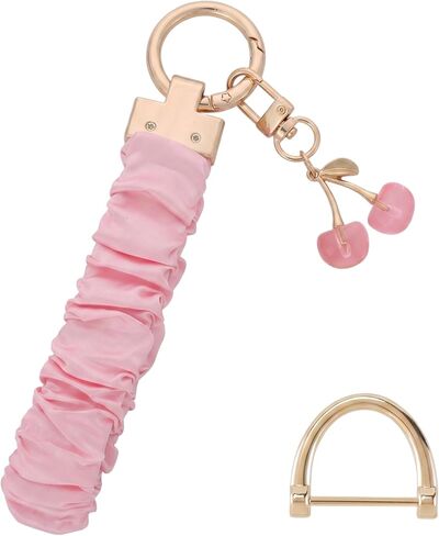 Wristlet Keychain for Women - Elastic Wrist Lanyard with D-Ring, Hands-Free Key Fob Holder for Keys Bag Wallet in Saudi Arabia