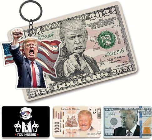 Acrylic Keychain & Credit Card Sticker Set 4-Pcs – Novelty Funny ID Card Decals with Matching Keychain, Durable HD Print Vinyl Skins for Debit/Credit Cards in Saudi Arabia