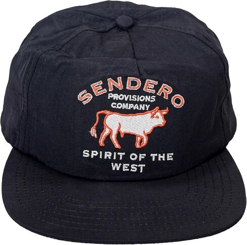 Sendero Provisions Co. Outdoor Adjustable Snapback Hat with Ferdinand Embroidered Design (Black) in Saudi Arabia