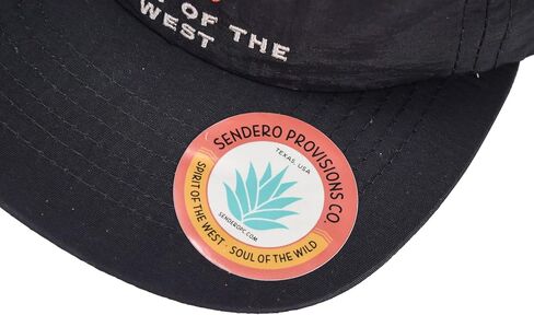 Sendero Provisions Co. Outdoor Adjustable Snapback Hat with Ferdinand Embroidered Design (Black) in Saudi Arabia